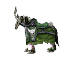 Green Skeletal Warhorse