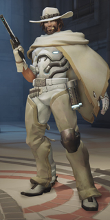 Overwatch Ultimates Series Posh (Tracer), White Hat (McCree) Skin