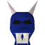 OSR-Blue h'ween mask