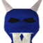Blue H'ween Mask