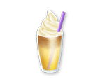 Iced banana latte*80