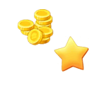 Combination Package(16000K Gold and 10000 Stars)