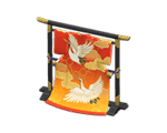 Elaborate Kimono Stand(Cranes)